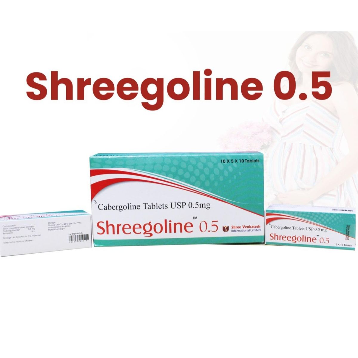 Cabergoline Tablets USP 0.5 mg-Shreegoline 0.5