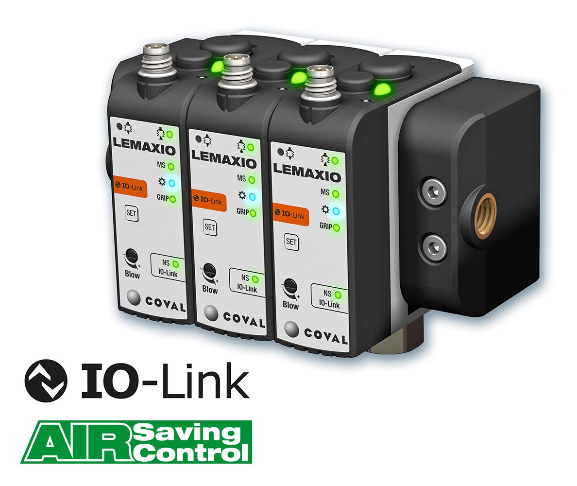 Mini Vacuum Pumps with Communication IO-Link, LEMAX IO
