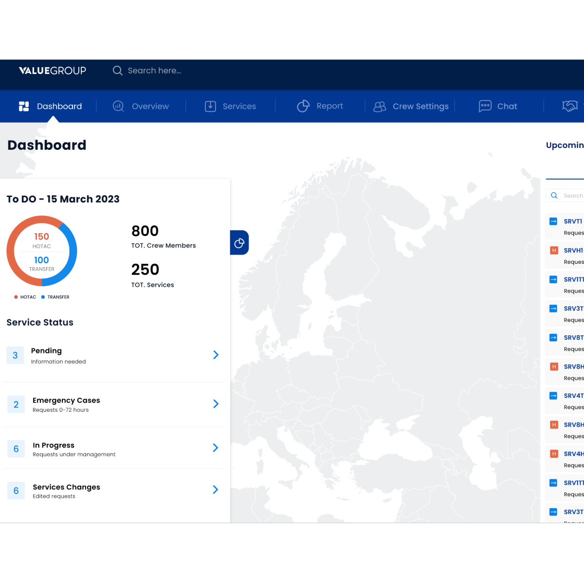 MAVRK - Integrated crew management