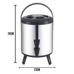 Botijão Térmico Weck 4L Aço Inox Conserva Bebidas