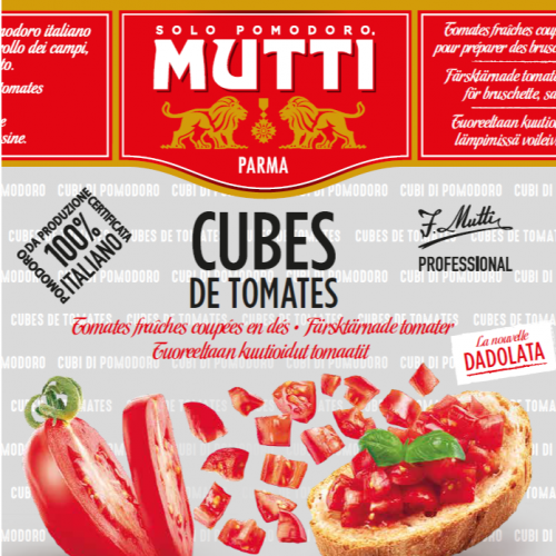 Cubi di pomodoro Mutti