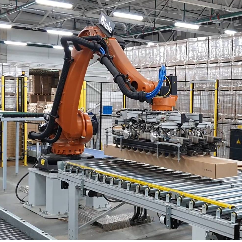 Packing Line In Factory Packaging Lines