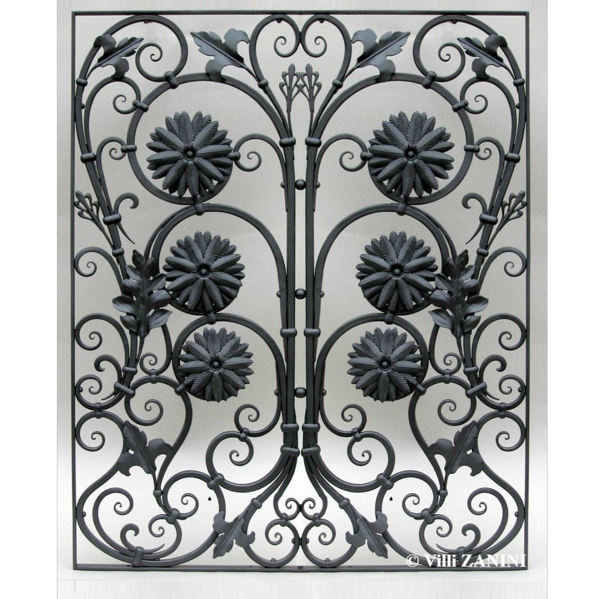 Wrought Iron Windows Grid