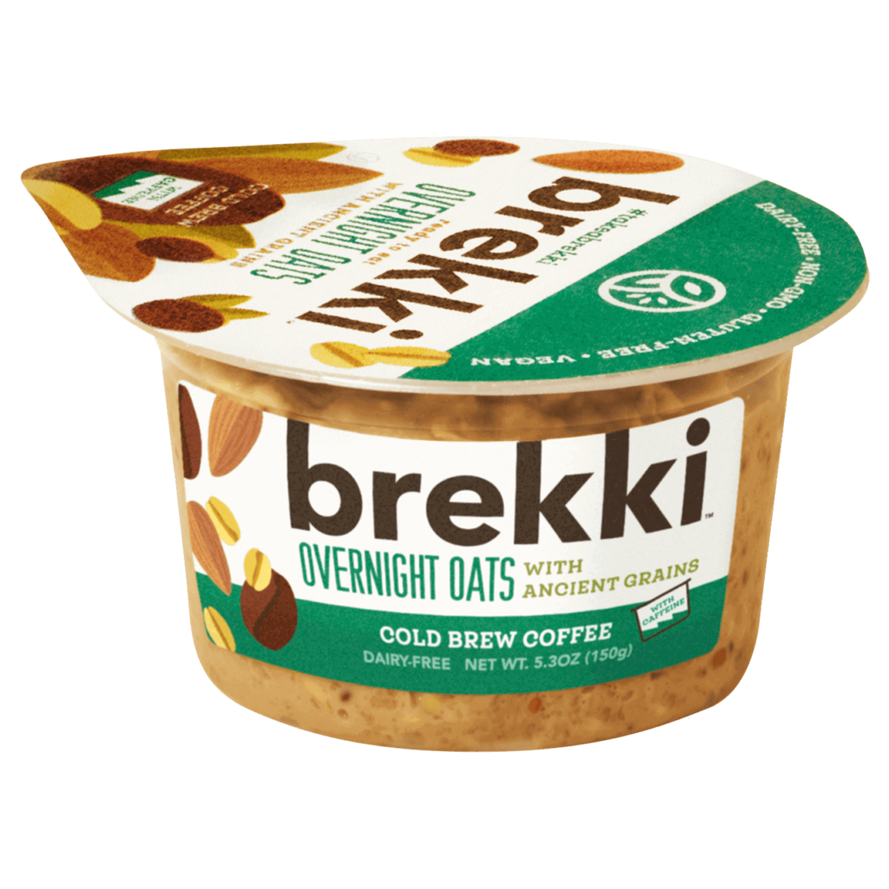 brekki Overnight Oats, Cold Brew Coffee