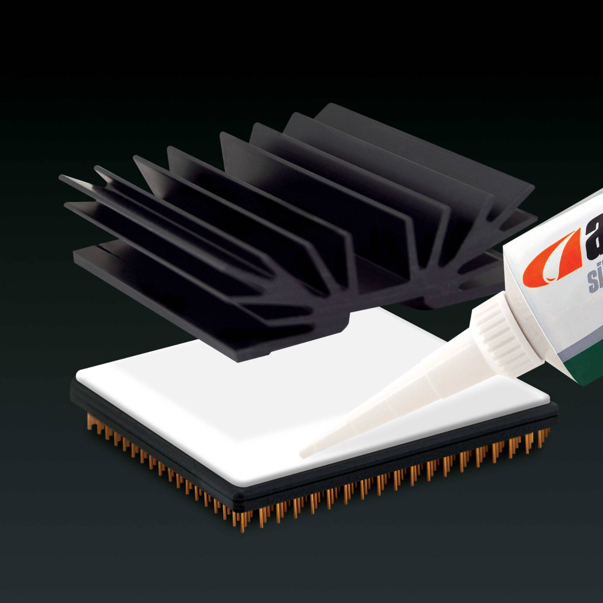 AS1802Black - SILCOTHERM 1-Part, Thermally Conductive RTV Silicone ...