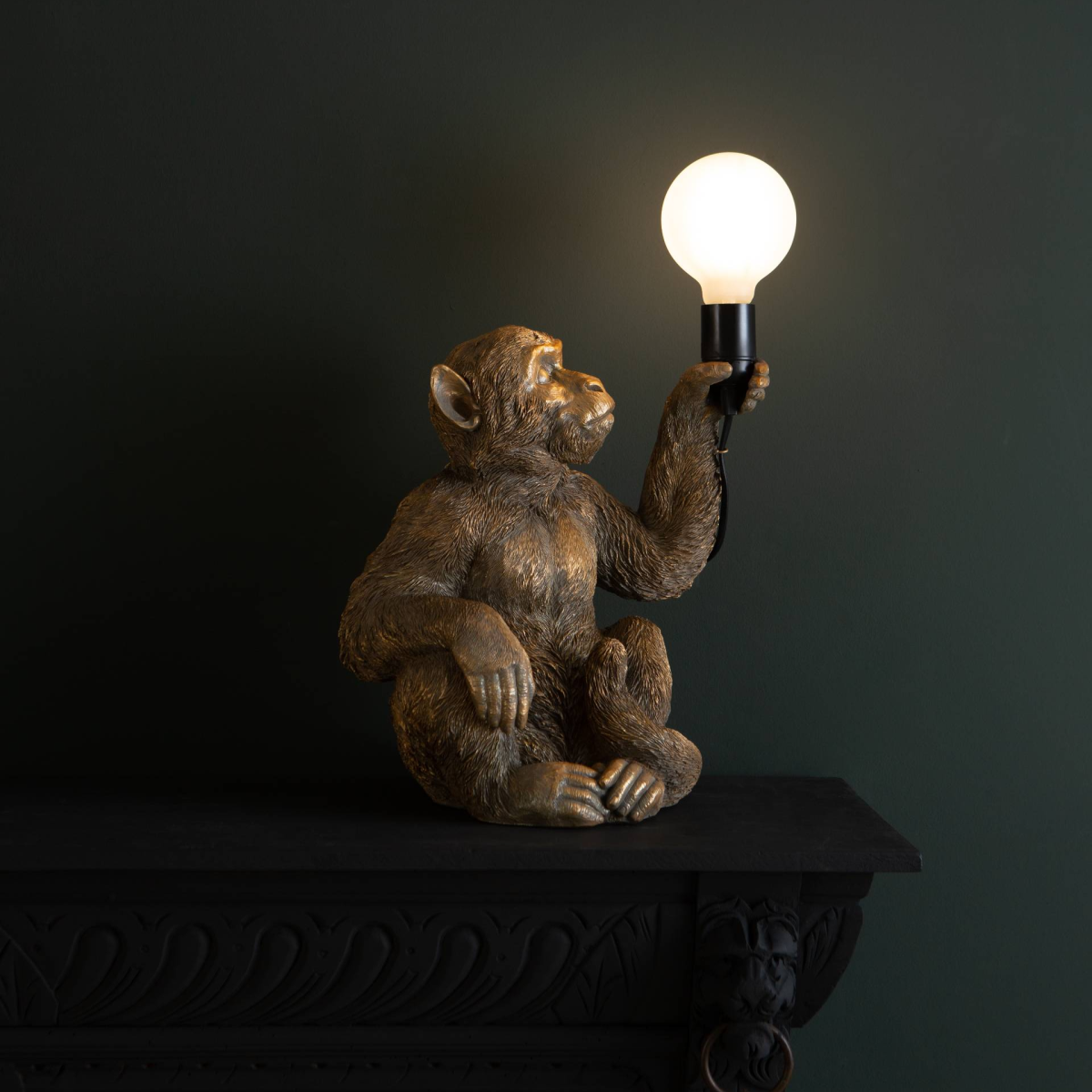 Sitting monkey lamp deals