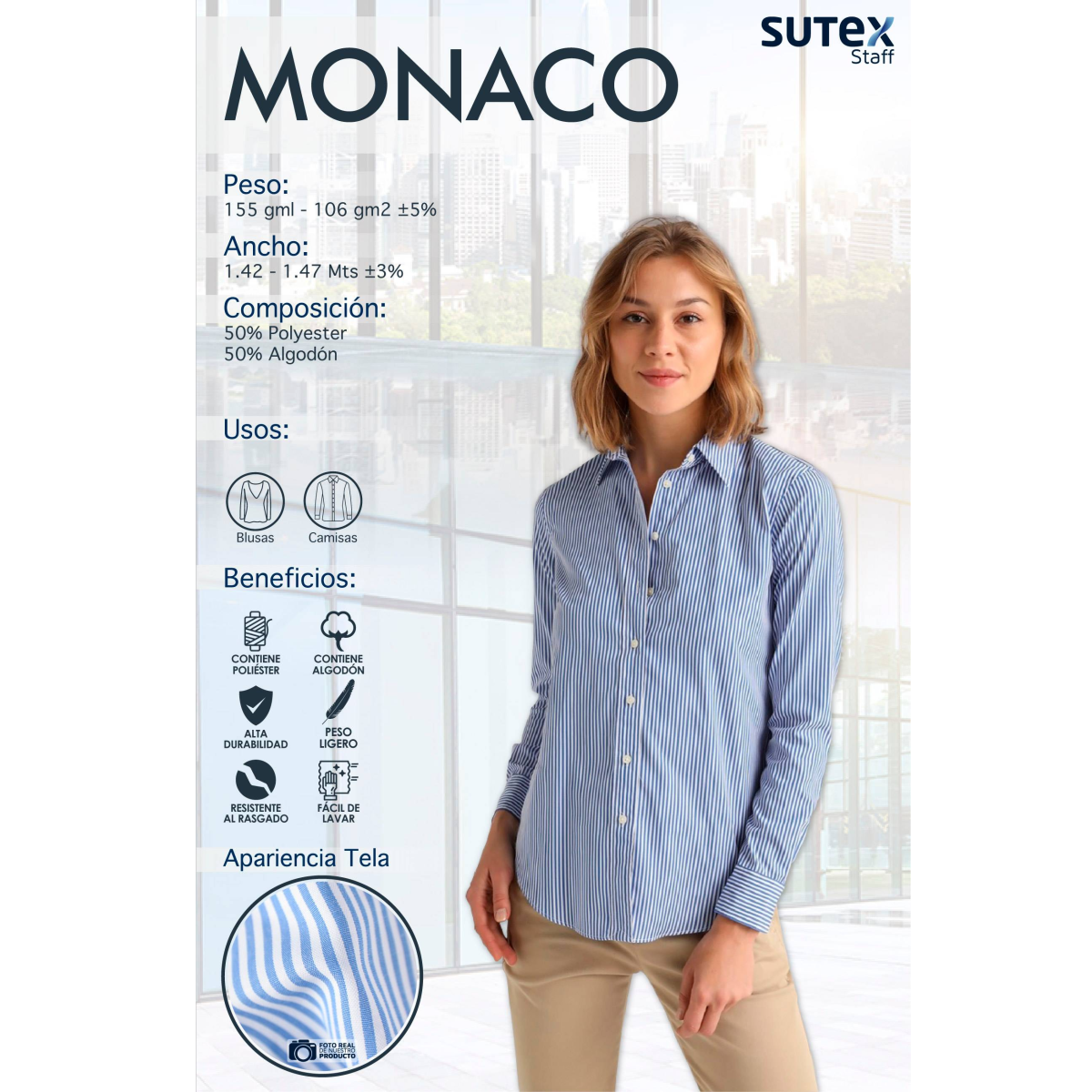 Tela top para blusas